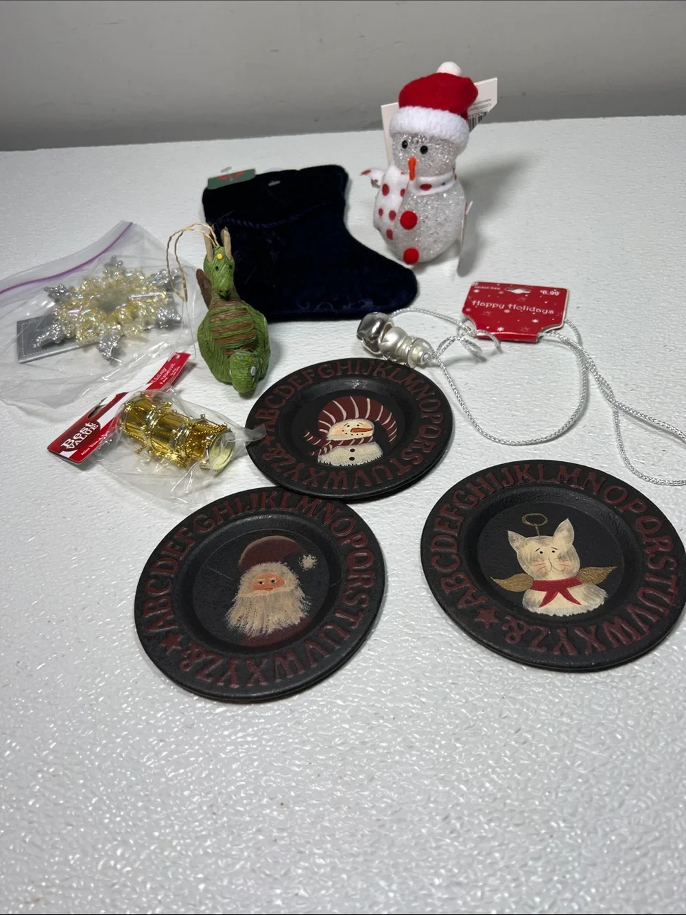 Holiday Decorative Assortment of Holiday Items As Pictured